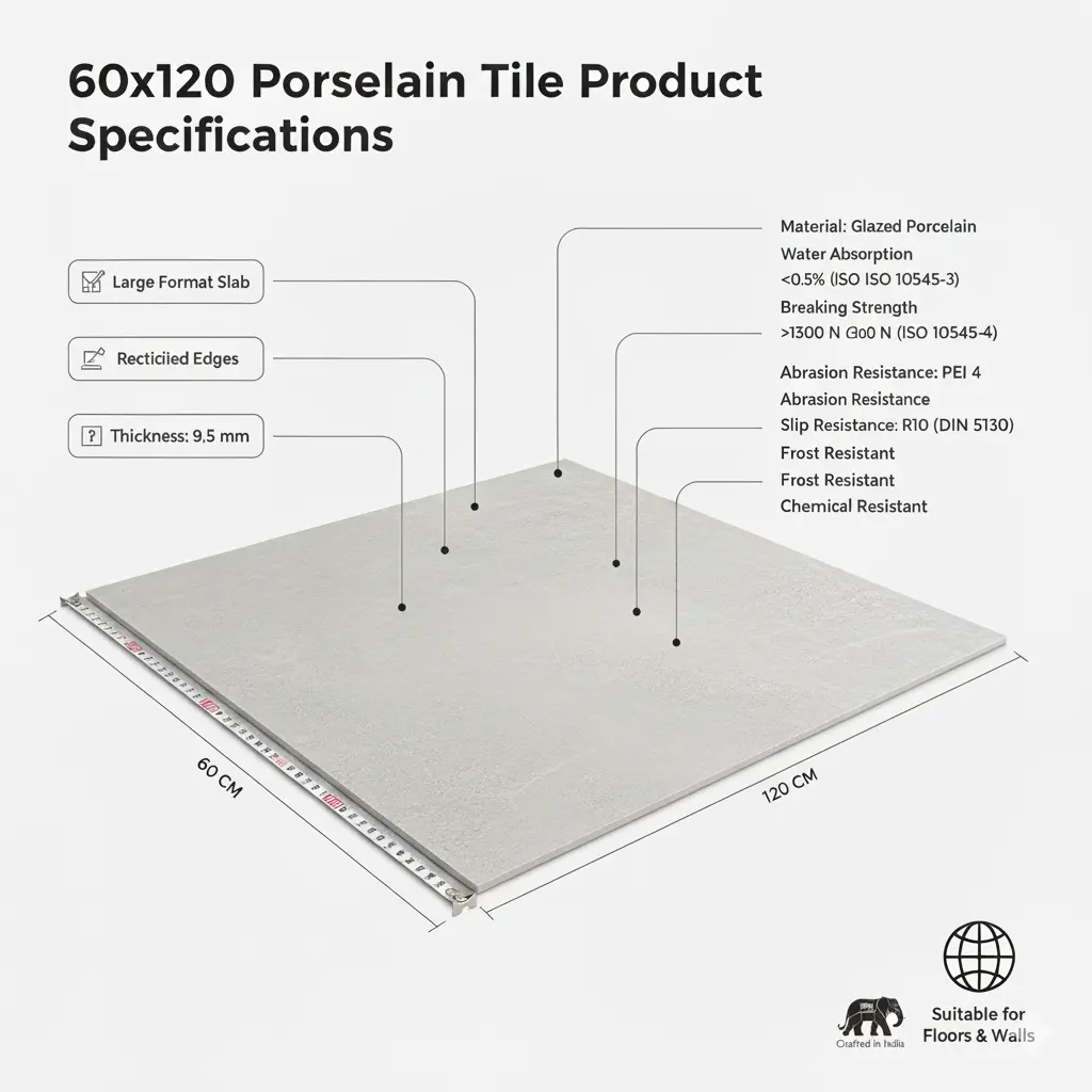 60x120 Porcelain Tile Product Specifications