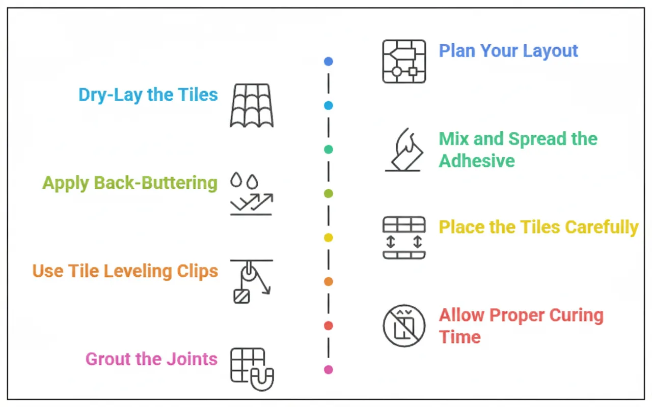 How to Install 600x1200 mm Large-Format Tiles: Step-by-Step Guide