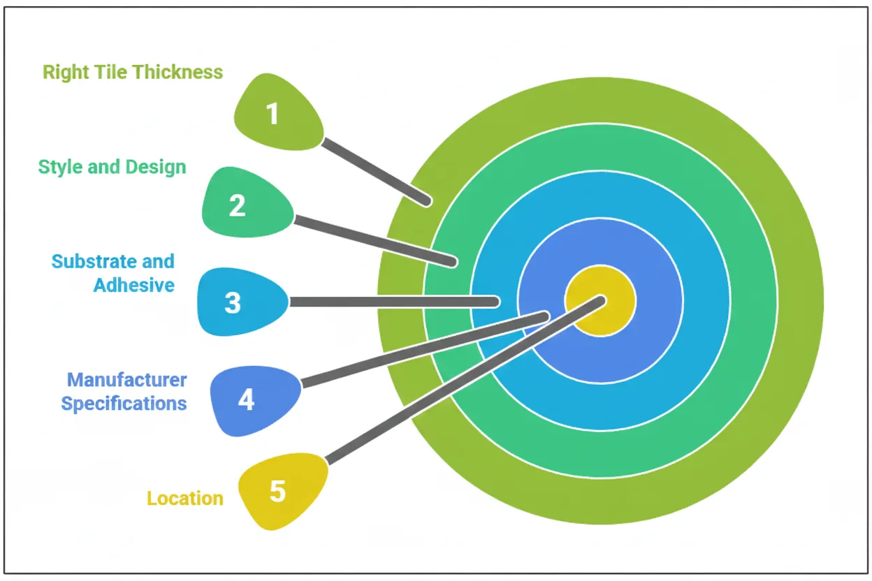 How to Choose the Right Tile Thickness