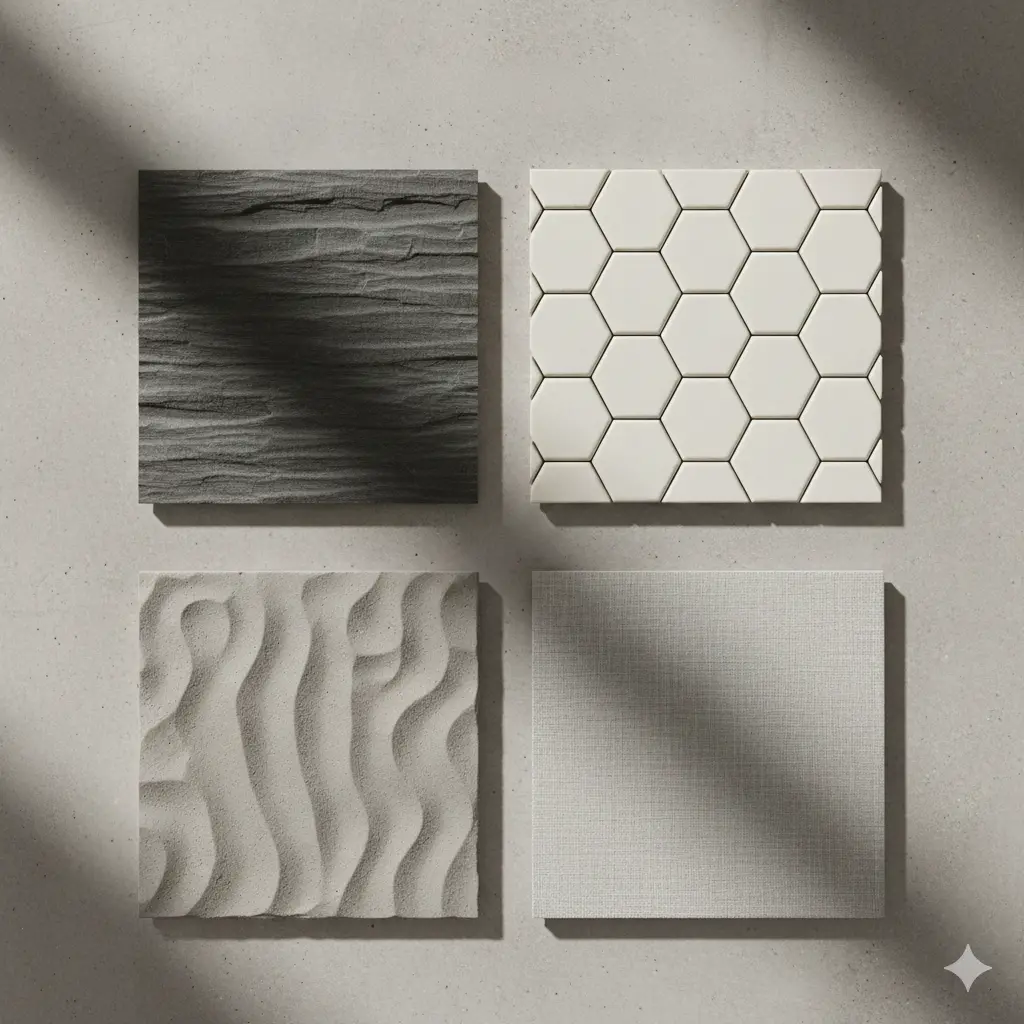 What Are Textured Tiles