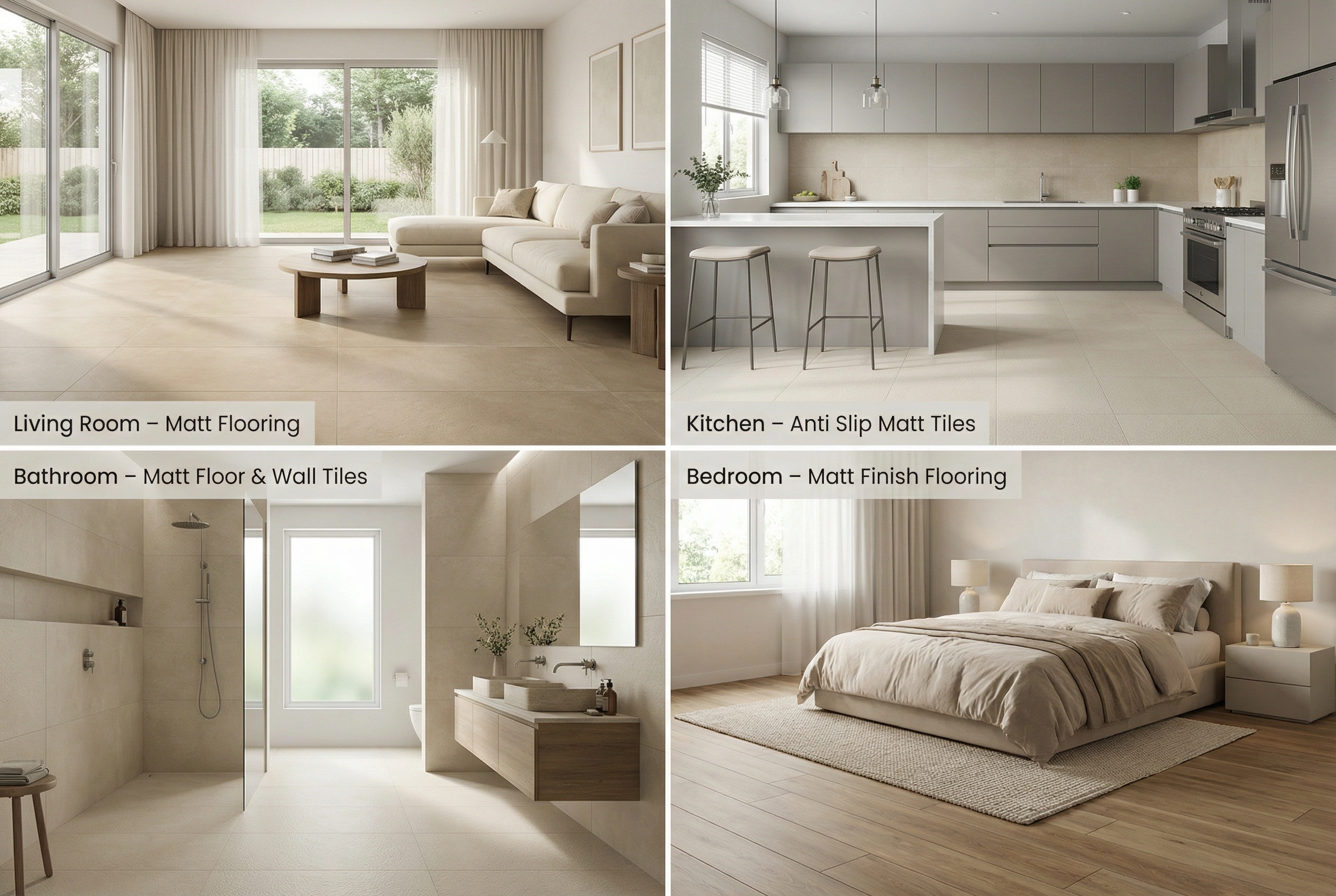 Where to Use Matt Tiles in Residential Spaces