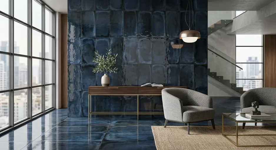 What Are Inky Glazed Porcelain Tiles?