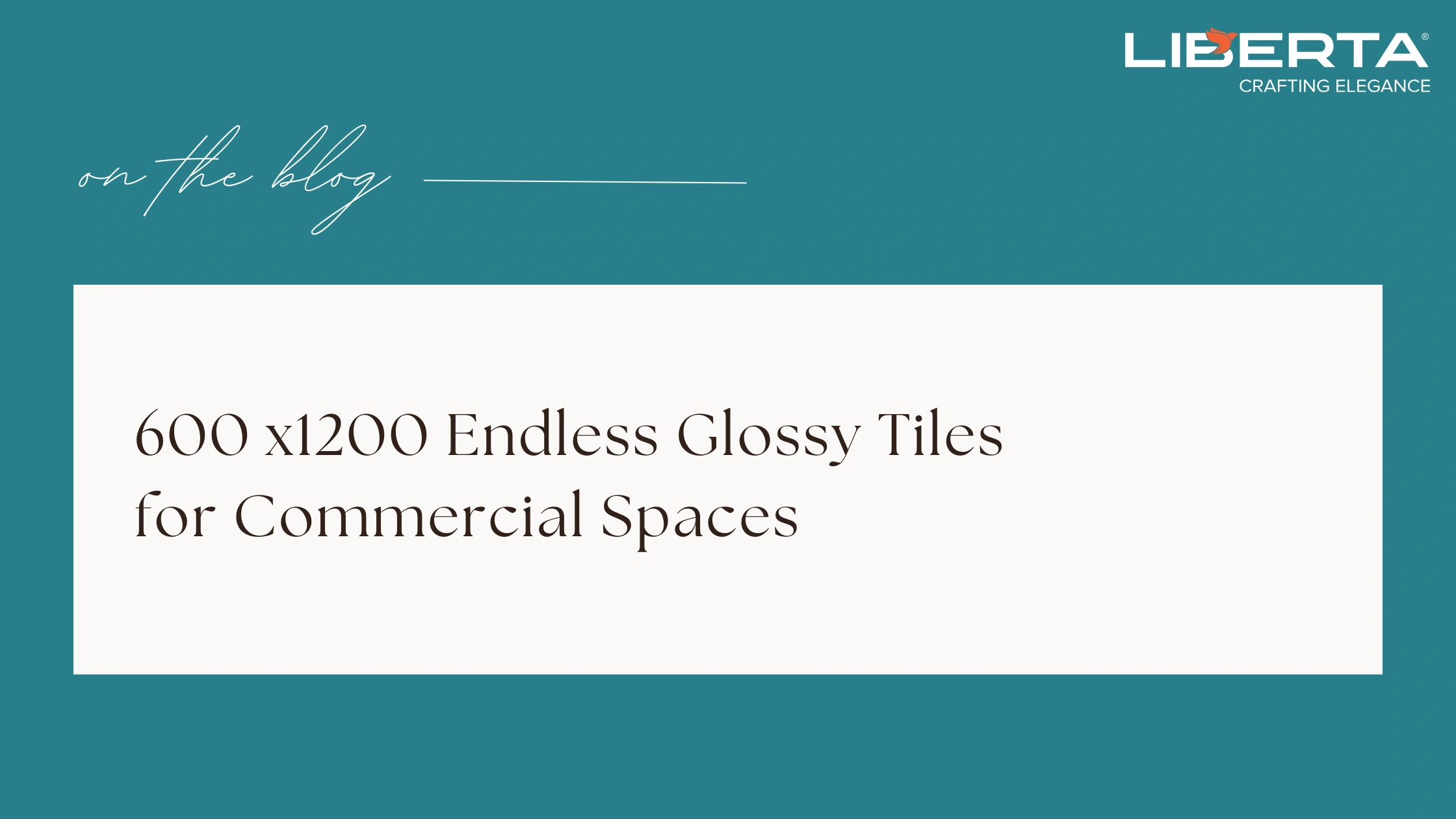 600 x1200 Endless Glossy Tiles for Commercial Spaces