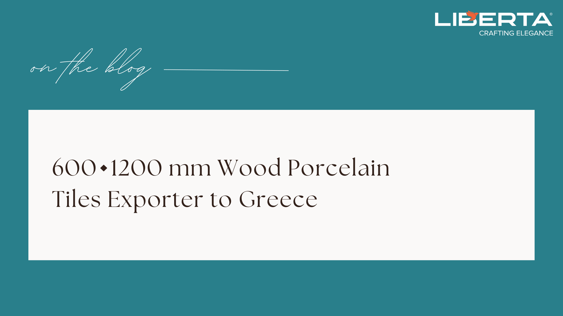 600×1200 mm Wood Porcelain Tiles Exporter to Greece