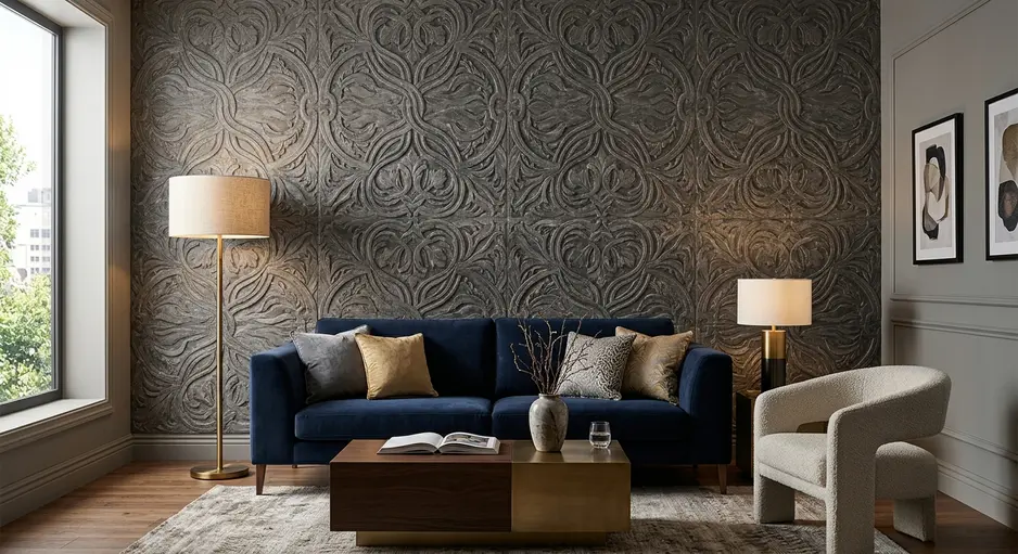 Applications of Endless Carving Tiles in Luxury Interiors