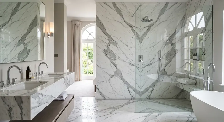 Top Statuario Tile Designs for Luxury Construction Projects