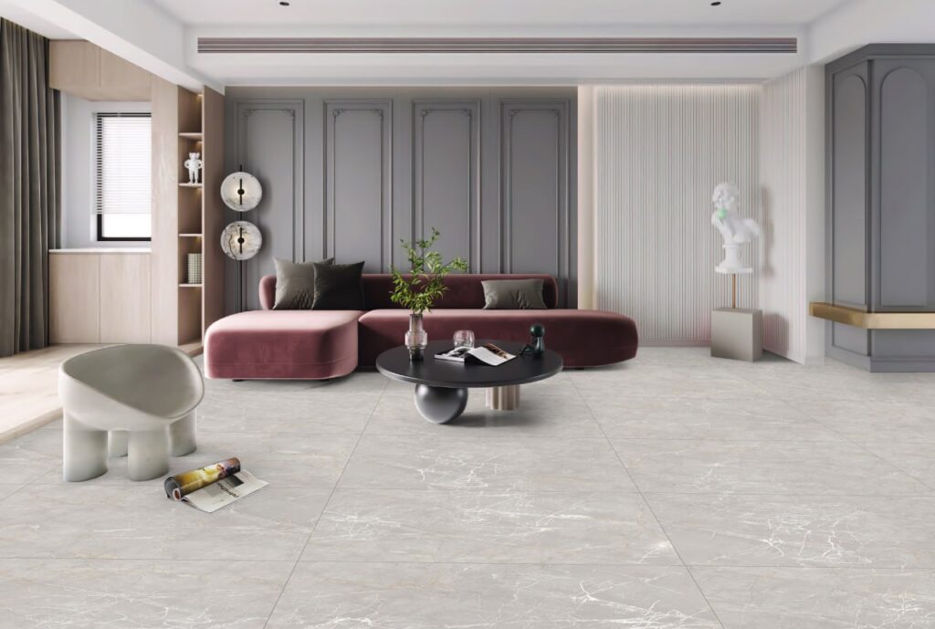 Carving porcelain tiles